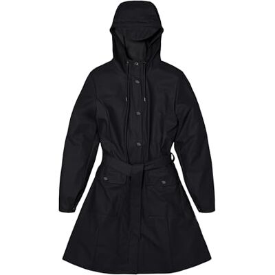 RAINS Curve W Jacket Veste imperméable, 01 Black, L Femme - Publicité RAINS Curve W Jacket Veste imperméable, 01 Black, L Femme - Publicité