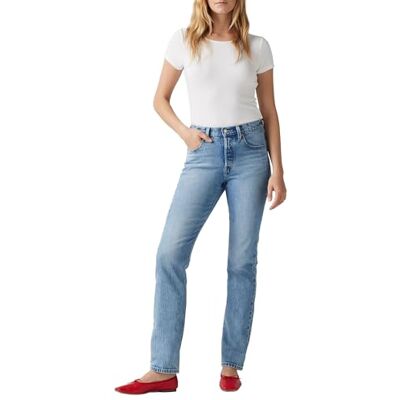 Levis Femme 501 Jeans For Women Straight Fit, Hollow Days, 24W / 30L - Publicité Levis Femme 501 Jeans For Women Straight Fit, Hollow Days, 24W / 30L - Publicité