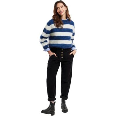 Armor Lux Femme Rayé Héritage en Mohair Pull-Over, Seal/Sodalite/Nature, XL EU - Publicité Armor Lux Femme Rayé Héritage en Mohair Pull-Over, Seal/Sodalite/Nature, XL EU - Publicité