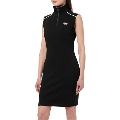 Hugo Robe en Jersey pour Femme, Noir 001, M - Publicité Hugo Robe en Jersey pour Femme, Noir 001, M - Publicité