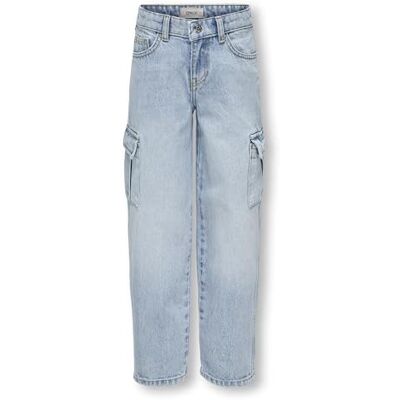 Only Femme Wide Carrot Kogharmony Cargo Large Azg Noos, Bleu Jeans Clair, 146 EU - Publicité Only Femme Wide Carrot Kogharmony Cargo Large Azg Noos, Bleu Jeans Clair, 146 EU - Publicité