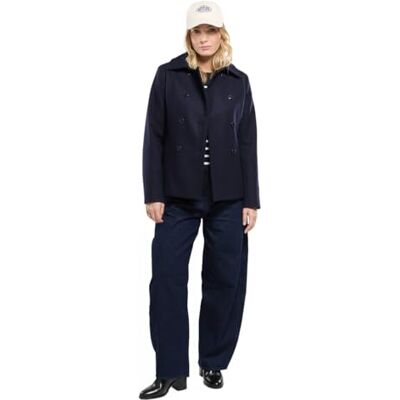 Armor Lux Femme Pointe du Van Caban, Rich Navy, 36 EU - Publicité Armor Lux Femme Pointe du Van Caban, Rich Navy, 36 EU - Publicité