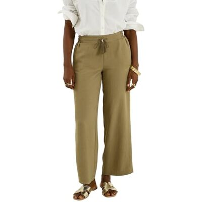 Grain de Malice Pantalon Fluide Taille élastiquée Femme - Publicité Grain de Malice Pantalon Fluide Taille élastiquée Femme - Publicité