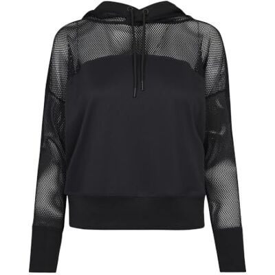 Urban Classics Sweat À Capuche Mesh Femme Sweat-Shirt à Capuche Noir - Publicité Urban Classics Sweat À Capuche Mesh Femme Sweat-Shirt à Capuche Noir - Publicité