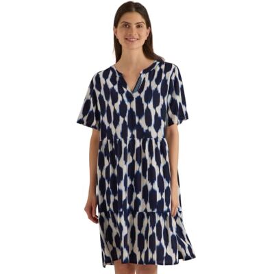Cecil 1409488 Robe Longueur Genou avec col Fendu et Structure (Lot de 1), Bleu foncé Urbain, M - Publicité Cecil 1409488 Robe Longueur Genou avec col Fendu et Structure (Lot de 1), Bleu foncé Urbain, M - Publicité
