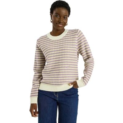 Grain de Malice Pull col Rond à Rayures Femme - Publicité Grain de Malice Pull col Rond à Rayures Femme - Publicité
