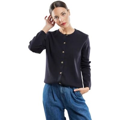 Armor Lux Cardigan Vannes Maille Haute densité Rich Navy L - Publicité Armor Lux Cardigan Vannes Maille Haute densité Rich Navy L - Publicité