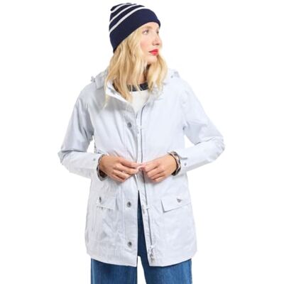 Armor Lux Armor-lux Parka Femme, AUDIERNE, Coupe Ajustée, Esprit Marin, Style Breton - Publicité Armor Lux Armor-lux Parka Femme, AUDIERNE, Coupe Ajustée, Esprit Marin, Style Breton - Publicité