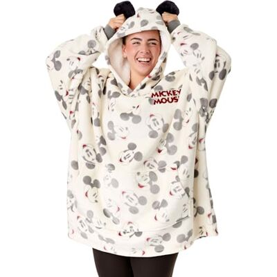 Disney Mickey Mouse Hooded Wearable Blanket Femme - Publicité Disney Mickey Mouse Hooded Wearable Blanket Femme - Publicité