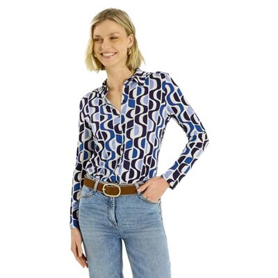 Grain de Malice Chemise Fluide imprimée Femme - Publicité Grain de Malice Chemise Fluide imprimée Femme - Publicité