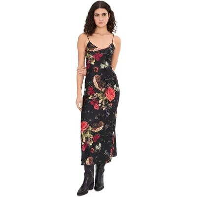AllSaints Women's Bryony Dress Below Knee Dress, Haze Black, UK 10/US 6 - Publicité AllSaints Women's Bryony Dress Below Knee Dress, Haze Black, UK 10/US 6 - Publicité
