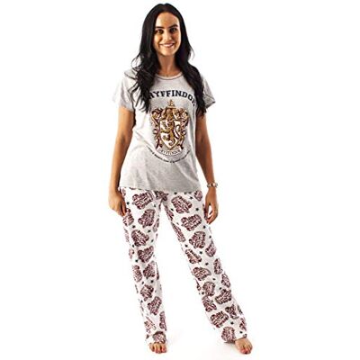 Harry Potter Pyjamas Femmes Gryffondor House Crête Dames Top PJ Ensemble - Publicité Harry Potter Pyjamas Femmes Gryffondor House Crête Dames Top PJ Ensemble - Publicité