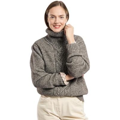 Armor Lux Femme Pull, Noir Mélangé, XS EU - Publicité Armor Lux Femme Pull, Noir Mélangé, XS EU - Publicité