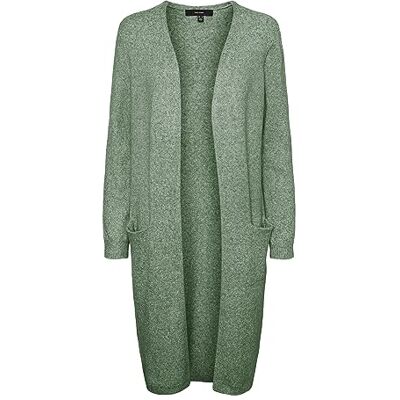 Vero Moda VMDOFFY LS Long Open Cardigan Pull-Over Femme, Vert (Rifle Green Melange), S (EU) - Publicité Vero Moda VMDOFFY LS Long Open Cardigan Pull-Over Femme, Vert (Rifle Green Melange), S (EU) - Publicité