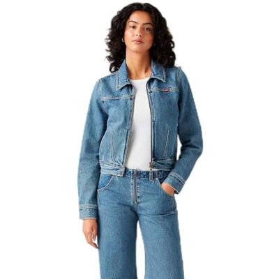 Levis XS Dart Trucker Veste Femme - Publicité Levis XS Dart Trucker Veste Femme - Publicité