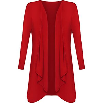 WearAll Grandes Tailles Longue Waterfall Cardigan Haut Hauts Femmes Grande Tailles 44-54 - Publicité WearAll Grandes Tailles Longue Waterfall Cardigan Haut Hauts Femmes Grande Tailles 44-54 - Publicité