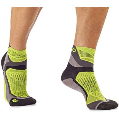 MICO CHAUSSETTES de Course À PIED Professionnelle 100% Fabriquée en Italie, Ultra-Légere, Poids Extrêmement Léger, Fabriquée en Polyamide, pour Homme et Femme (44-46, Anthracite/Jaune Fluo) - Publicité MICO CHAUSSETTES de Course À PIED Professionnelle 100% Fabriquée en Italie, Ultra-Légere, Poids Extrêmement Léger, Fabriquée en Polyamide, pour Homme et Femme (44-46, Anthracite/Jaune Fluo) - Publicité