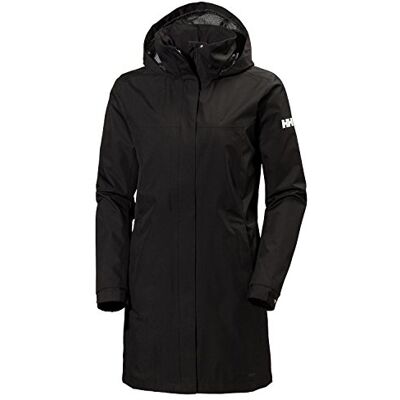 Helly Hansen Femme Manteau long W Aden, Noir, L - Publicité Helly Hansen Femme Manteau long W Aden, Noir, L - Publicité