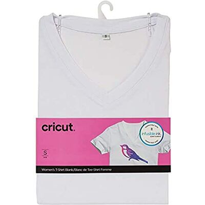 Cricut T-shirt personnalisable ® pour femme, col en V - Publicité Cricut T-shirt personnalisable ® pour femme, col en V - Publicité