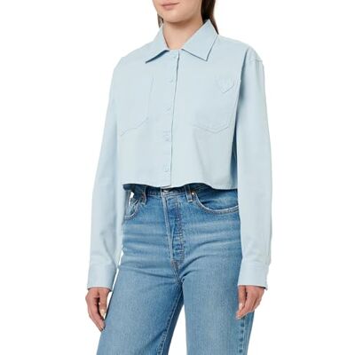 Hugo Edia_b Blouse, 452light/bleu Pastel, 34 Femmes - Publicité Hugo Edia_b Blouse, 452light/bleu Pastel, 34 Femmes - Publicité