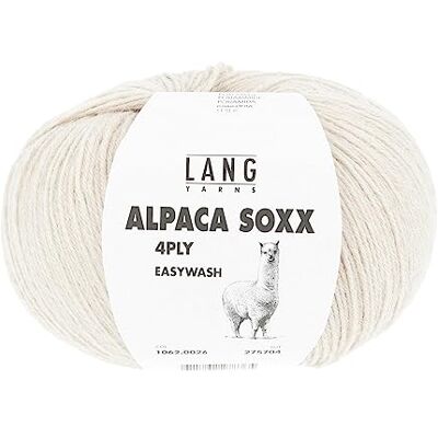 Lang Yarns Alpaca Soxx 1062.0026 Sable mélangé 4 couches - Publicité Lang Yarns Alpaca Soxx 1062.0026 Sable mélangé 4 couches - Publicité