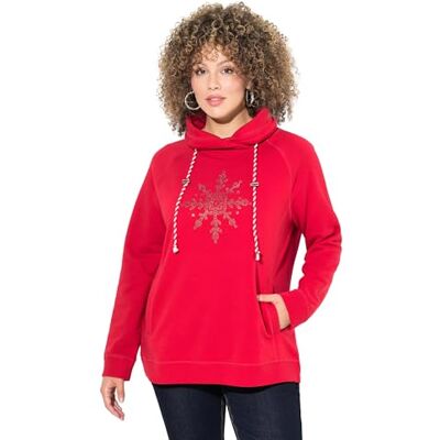 Ulla Popken Femme Sweat-Shirt Salsa 46+ - Publicité Ulla Popken Femme Sweat-Shirt Salsa 46+ - Publicité