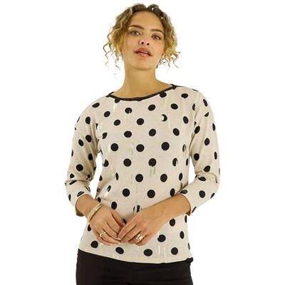 Grain de Malice T-Shirt imprimé Pois Femme - Publicité Grain de Malice T-Shirt imprimé Pois Femme - Publicité