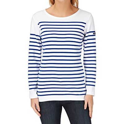 Armor Lux Femme Marinière "Amiral" Femme T shirt, Blanc (Dw5 Blanc/Etoile Dw5), 36 EU - Publicité Armor Lux Femme Marinière "Amiral" Femme T shirt, Blanc (Dw5 Blanc/Etoile Dw5), 36 EU - Publicité