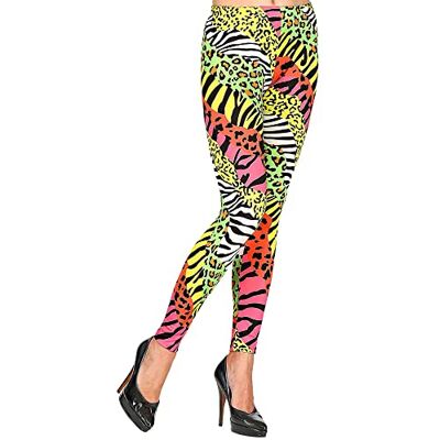 W WIDMANN MILANO Party Fashion Leggings imprimés pour Femmes, années 80, Pantalon pour Festival, Carnaval, soirée à thème - Publicité W WIDMANN MILANO Party Fashion Leggings imprimés pour Femmes, années 80, Pantalon pour Festival, Carnaval, soirée à thème - Publicité