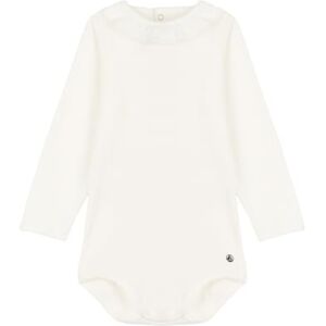 Petit Bateau Body Manches Longues À Collerette Bébé fille, Blanc Marshmallow, 12 mois - Publicité Petit Bateau Body Manches Longues À Collerette Bébé fille, Blanc Marshmallow, 12 mois - Publicité