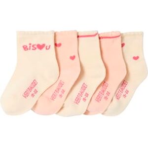 VERTBAUDET Lot de 5 paires de chaussettes coeurs bébé Assorties 23/26 - Publicité VERTBAUDET Lot de 5 paires de chaussettes coeurs bébé Assorties 23/26 - Publicité