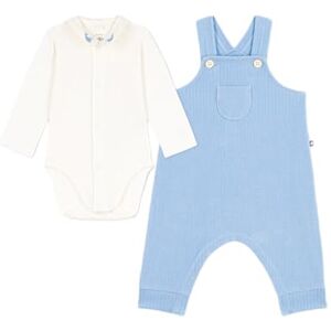 Petit Bateau Ensemble salopette/body bébé en coton uni et détails brodés - Publicité Petit Bateau Ensemble salopette/body bébé en coton uni et détails brodés - Publicité
