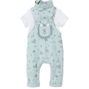 VERTBAUDET Ensemble 3 pièces naissance salopette + body + foulard bleu 3M(60CM) - Publicité VERTBAUDET Ensemble 3 pièces naissance salopette + body + foulard bleu 3M(60CM) - Publicité
