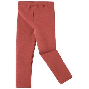 Ugitopi Filles Hiver Épais Chaud Long Pantalon Polaire Doublé Leggings Thermique Coton Legging (Brick Red 130) - Publicité