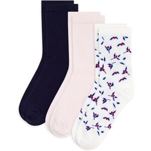 Petit Bateau 3 Paires De Chaussettes Enfant En Coton Imprimé Fleurs - Publicité Petit Bateau 3 Paires De Chaussettes Enfant En Coton Imprimé Fleurs - Publicité