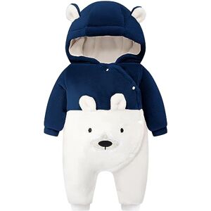 WYTbaby Bébé Garçon Fille Combinaison Toison Barboteuse à Capuchon Combi-short Manches Longues Grenouillère Nouveau-né Salopette Hiver Body Pyjama - Publicité WYTbaby Bébé Garçon Fille Combinaison Toison Barboteuse à Capuchon Combi-short Manches Longues Grenouillère Nouveau-né Salopette Hiver Body Pyjama - Publicité