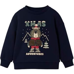 VERTBAUDET Sweat garçon noël Motif Ours Marine 10A - Publicité VERTBAUDET Sweat garçon noël Motif Ours Marine 10A - Publicité