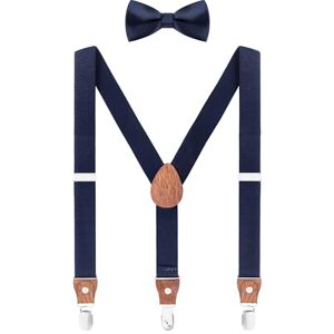 WANYING Enfants Bébé Garçon Fille Bretelle & Nœud Papillon Set pour 1 à 8 ans, 3 Clips Y-forme élastiques Bretelles pour Baby Bleu Navy - Publicité WANYING Enfants Bébé Garçon Fille Bretelle & Nœud Papillon Set pour 1 à 8 ans, 3 Clips Y-forme élastiques Bretelles pour Baby Bleu Navy - Publicité