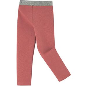 Ugitopi Filles Hiver Épais Chaud Long Pantalon Polaire Doublé Leggings Thermique Coton Leggings (Brick Red 130) - Publicité