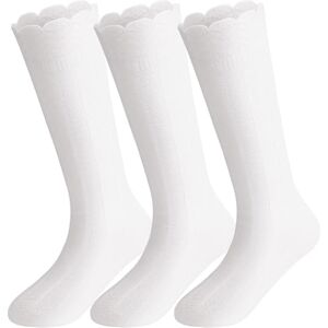 DRESHOW Chaussettes Hautes Pour Bébé Fille Chaussettes Habillées Pour Tout-petit Chaussettes Bébé en Coton, 1-3 ans, 3 Pairs Knee High Socks: Stripe-06 - Publicité DRESHOW Chaussettes Hautes Pour Bébé Fille Chaussettes Habillées Pour Tout-petit Chaussettes Bébé en Coton, 1-3 ans, 3 Pairs Knee High Socks: Stripe-06 - Publicité
