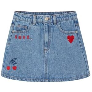 VERTBAUDET Jupe Fille en Jean avec Broderie Bleu Moyen 6A - Publicité VERTBAUDET Jupe Fille en Jean avec Broderie Bleu Moyen 6A - Publicité