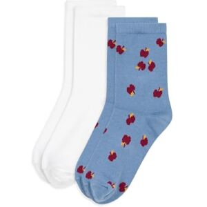Petit Bateau 2 paires de chaussettes enfant en coton imprimé pommes - Publicité Petit Bateau 2 paires de chaussettes enfant en coton imprimé pommes - Publicité