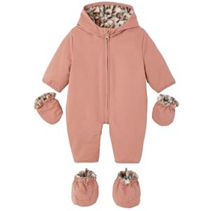 VERTBAUDET Combi-pilote naissance doublée imitation fourrure léopard bois de rose 18M(81CM) - Publicité VERTBAUDET Combi-pilote naissance doublée imitation fourrure léopard bois de rose 18M(81CM) - Publicité