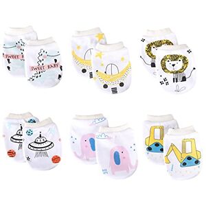 BEISIJIA 6 Paires de Mitaines Anti-Griffures en Coton pour Bébé Nouveau-né Enfant Tout-Petit Gants Sans Griffes pour Bébé Garçon et Fille de 0-8 Mois - Publicité BEISIJIA 6 Paires de Mitaines Anti-Griffures en Coton pour Bébé Nouveau-né Enfant Tout-Petit Gants Sans Griffes pour Bébé Garçon et Fille de 0-8 Mois - Publicité