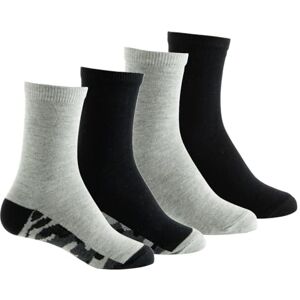 Kindy Lot de 4 mi-chaussettes unies enfant jersey semelle camouflage couleur Gris noir Pointure 35-38 - Publicité Kindy Lot de 4 mi-chaussettes unies enfant jersey semelle camouflage couleur Gris noir Pointure 35-38 - Publicité