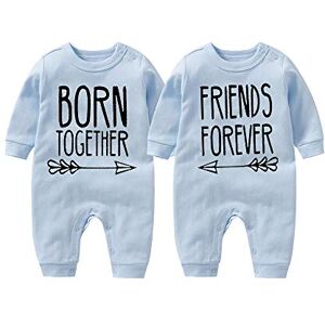 culbutomind Body Bébé Jumeaux Amis Pour Toujours Naissance Vêtement Fille Garçon Cadeaux Manches Longues Jumeau Pyjama(blue BF 9m) - Publicité culbutomind Body Bébé Jumeaux Amis Pour Toujours Naissance Vêtement Fille Garçon Cadeaux Manches Longues Jumeau Pyjama(blue BF 9m) - Publicité