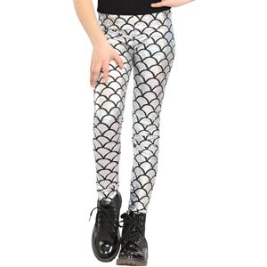 Janisramone Filles des Gamins Nouveau Sirène Poisson Échelle Holographique Svelte en Forme Métallique Leggings Maigre Disco Pantalon - Publicité Janisramone Filles des Gamins Nouveau Sirène Poisson Échelle Holographique Svelte en Forme Métallique Leggings Maigre Disco Pantalon - Publicité