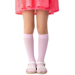 NOQ Enfants fille rayé genou-haut 100 DEN confortable doux chaud flexible chaussettes tout-petits décontracté mignon école uniforme robe sur-mollet une paire , Rose 14/16 cm - Publicité NOQ Enfants fille rayé genou-haut 100 DEN confortable doux chaud flexible chaussettes tout-petits décontracté mignon école uniforme robe sur-mollet une paire , Rose 14/16 cm - Publicité
