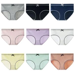 FedMois Culotte Ado Fille Coton Slip sous-vêtement, Lot de 9, nœud Papillon, 10-11 Ans - Publicité FedMois Culotte Ado Fille Coton Slip sous-vêtement, Lot de 9, nœud Papillon, 10-11 Ans - Publicité