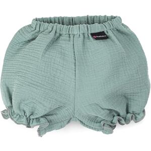 PinkZebra Bloomers Short court en mousseline léger pour bébé fille de 3 à 10 mois Avec élastique 100 % coton, vert, 3 mois - Publicité PinkZebra Bloomers Short court en mousseline léger pour bébé fille de 3 à 10 mois Avec élastique 100 % coton, vert, 3 mois - Publicité